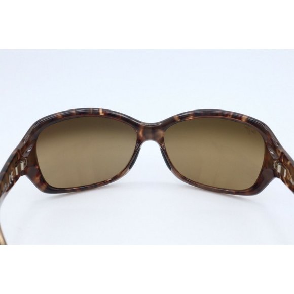 Maui Jim Pearl City MJ 214-10 Dark Tortoise Sunglasses Brown Polarized Lenses - Picture 6 of 7